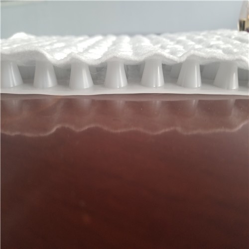 PED14高分子防护排水异形片自粘土工布